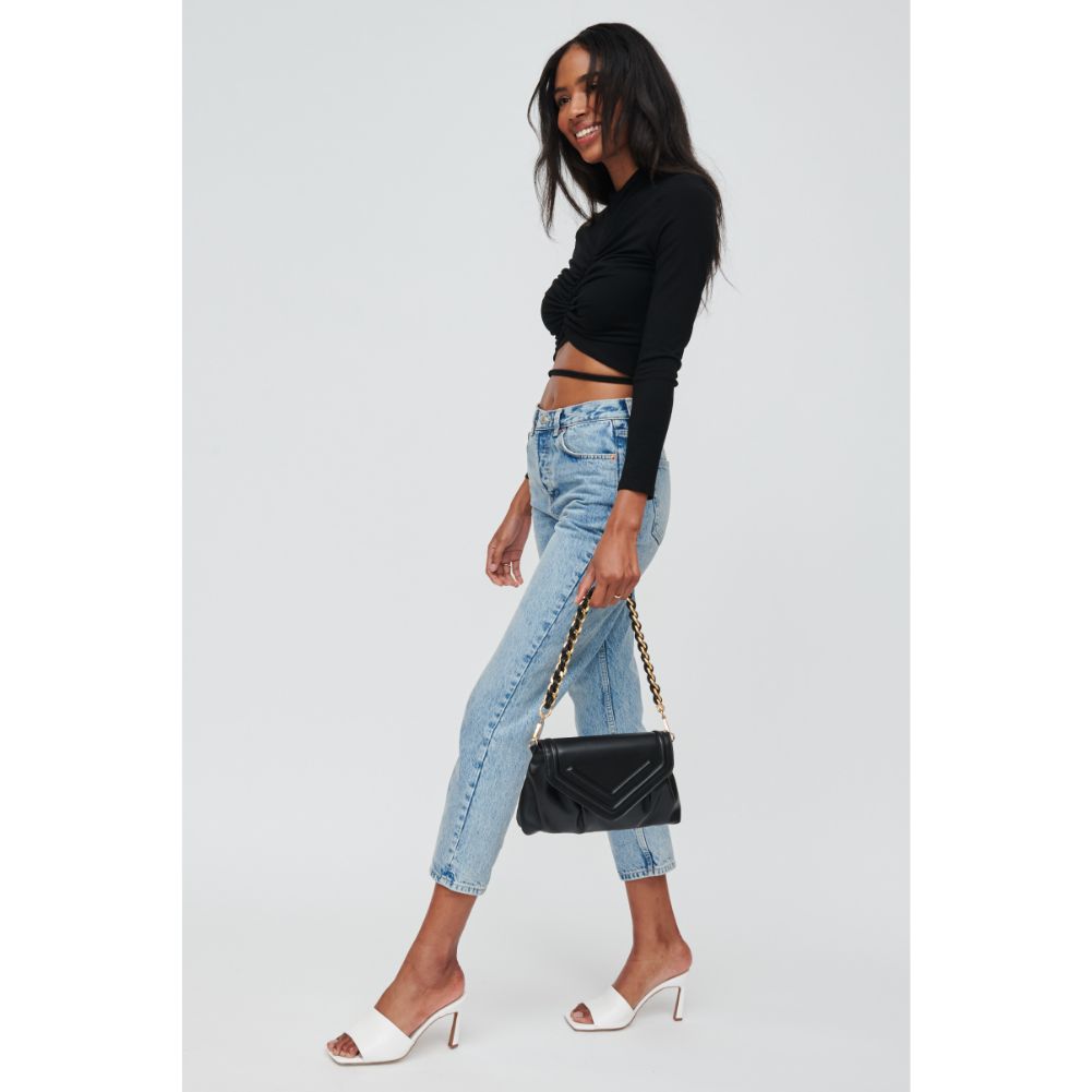Woman wearing Black Urban Expressions Adrienne Crossbody 840611103024 View 3 | Black