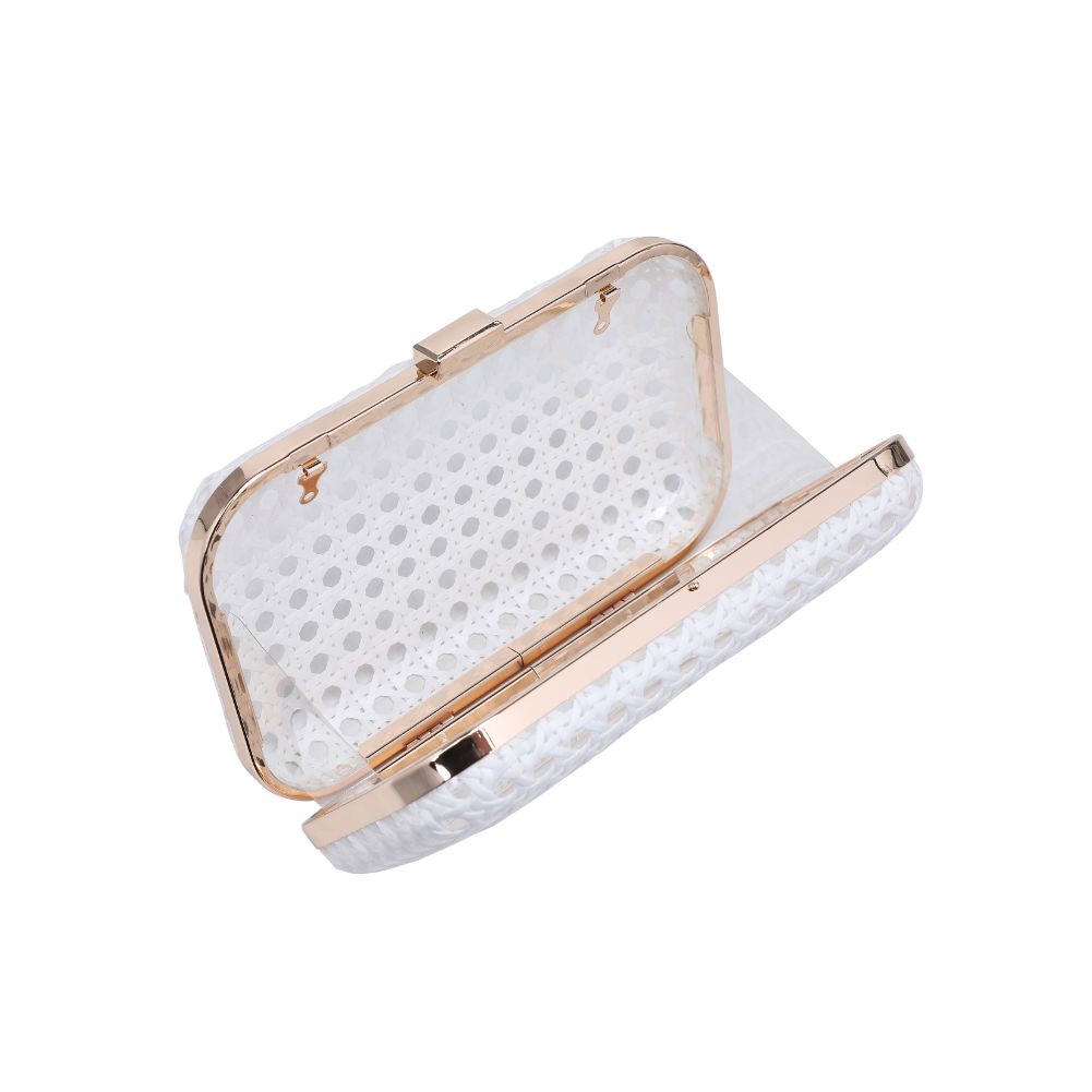Product Image of Urban Expressions Itzel Minaudiere 840611100078 View 8 | White