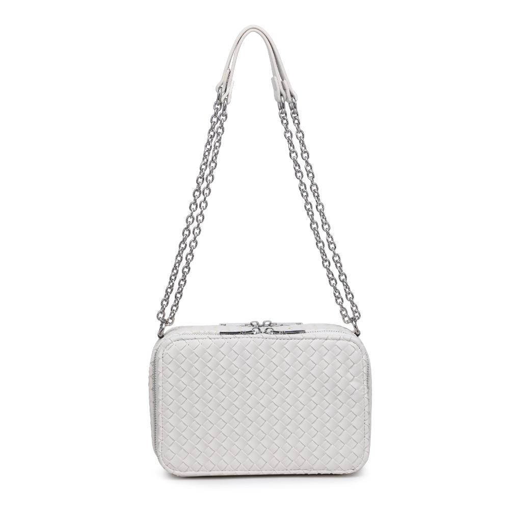 Woman wearing Ivory Urban Expressions Elle Crossbody 840611124463 View 7 | Ivory