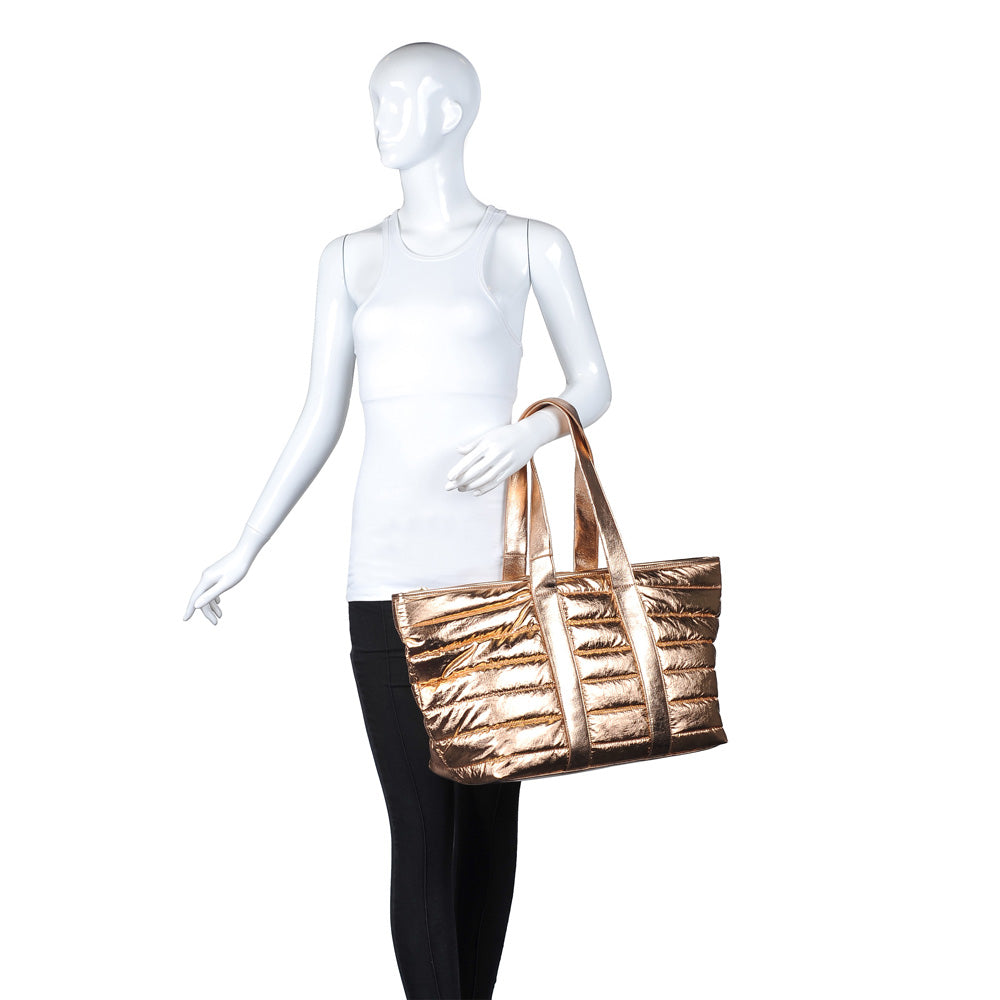 Product Image of Urban Expressions Flight Tote NA-840611148797 View 5 | Rose Gold