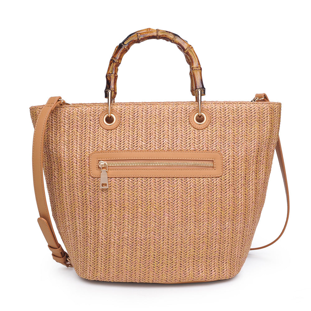 Product Image of Urban Expressions Cozumel Satchel NA-840611159328 View 3 | Tan