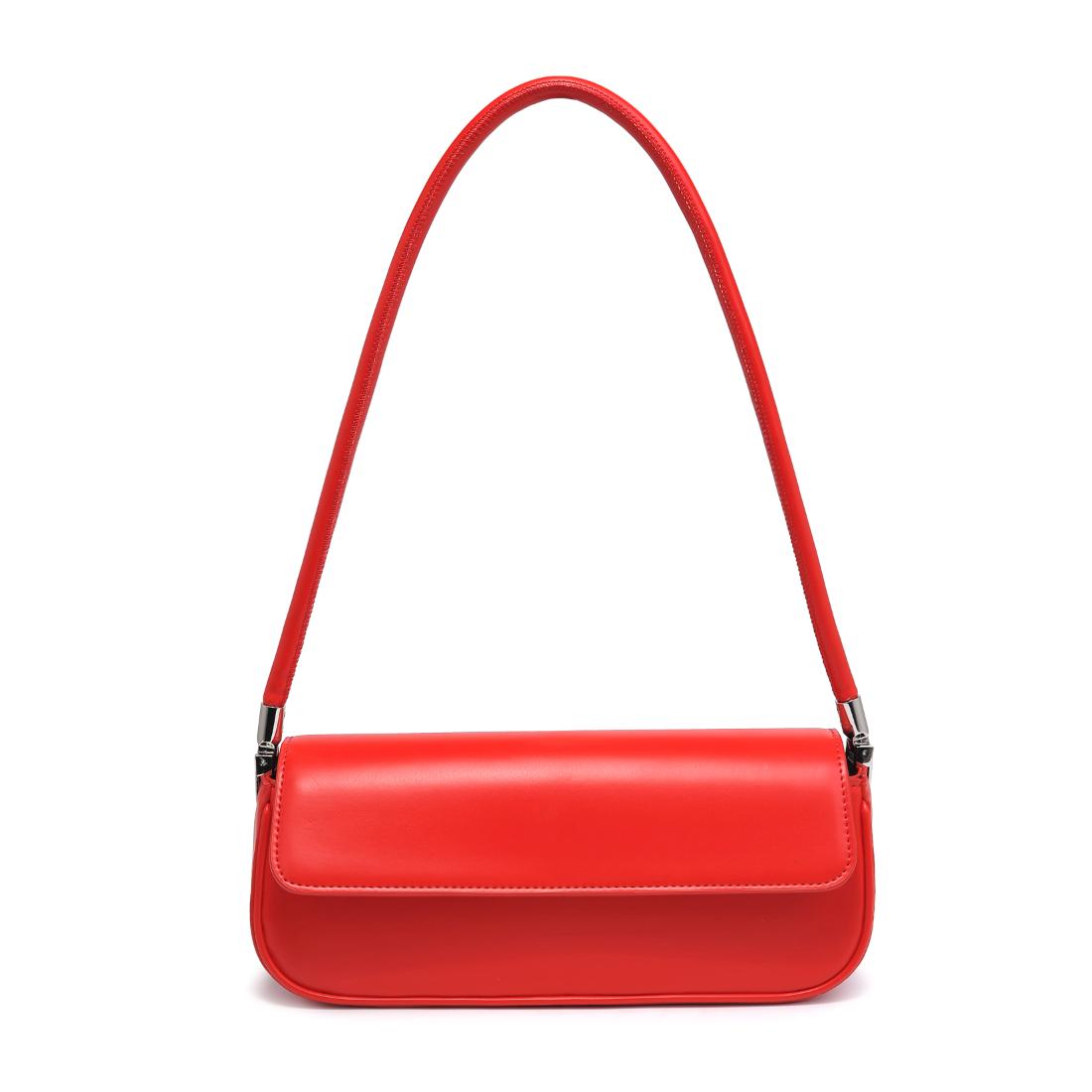 Woman wearing Red Urban Expressions Bailey Shoulder Bag 840611145963 View 5 | Red
