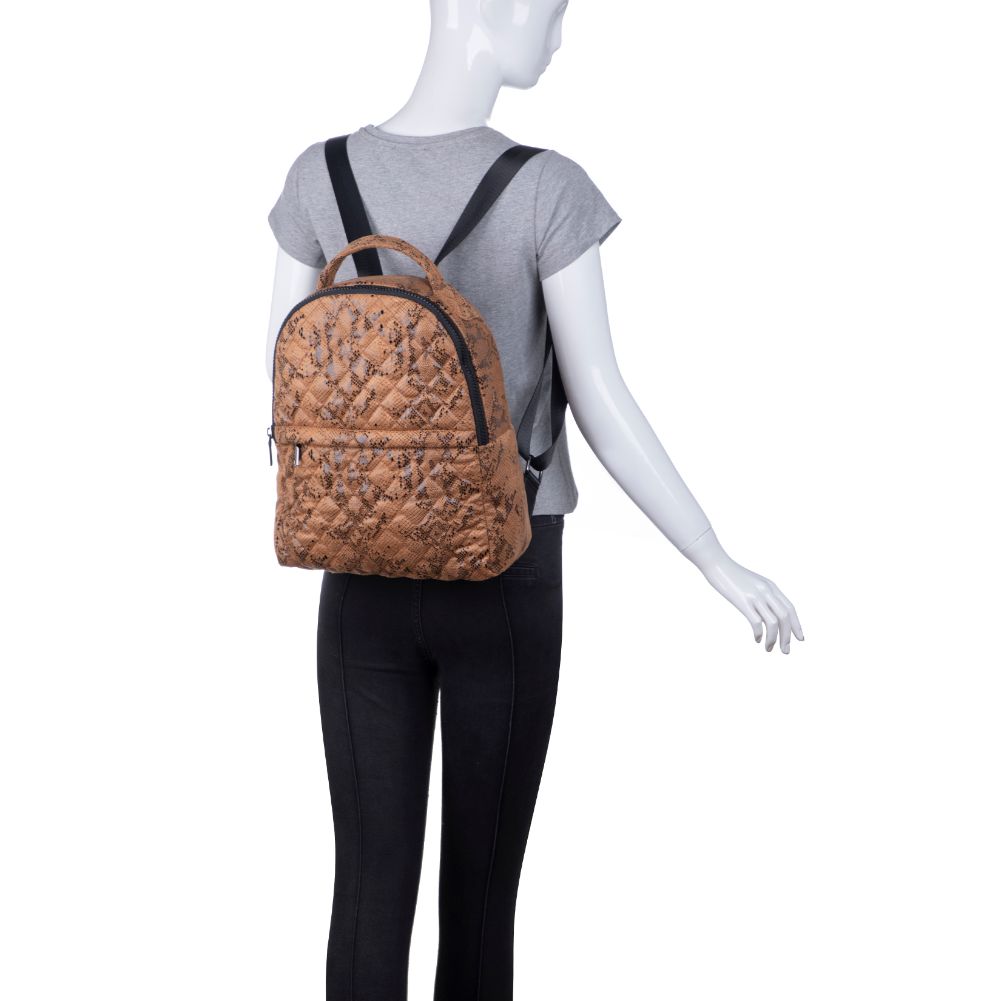 Product Image of Urban Expressions Sasha Backpack 840611175694 View 5 | Tan
