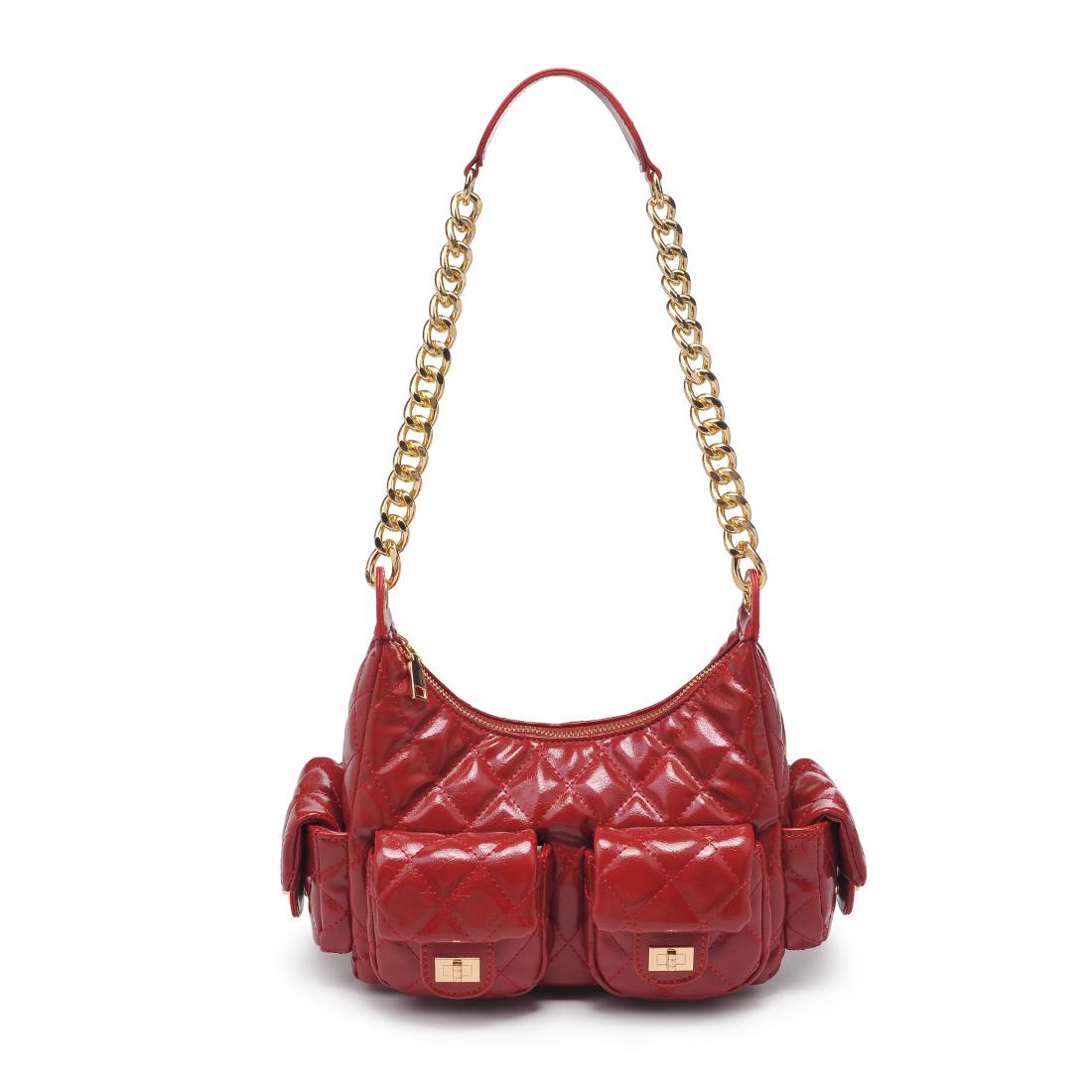 Product Image of Urban Expressions Janette Shoulder Bag 840611199133 View 5 | Red