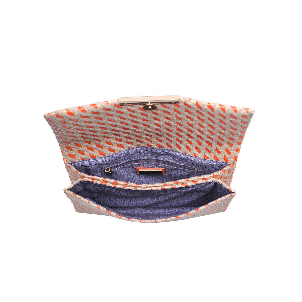 Product Image of Urban Expressions Isla Clutch NA-840611159892 View 4 | Orange