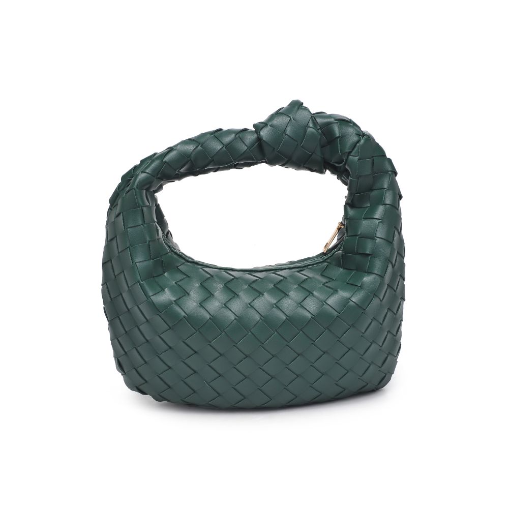 Product Image of Urban Expressions Tracy - Woven Clutch 840611109675 View 7 | Hunter Green