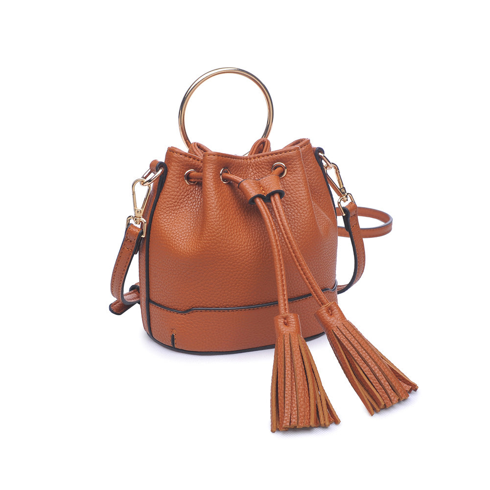 Woman wearing Tan Urban Expressions Ziggy Crossbody 840611142627 View 6 | Tan