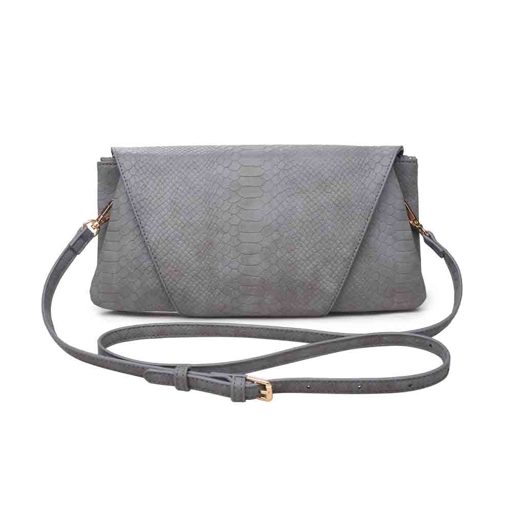 Product Image of Urban Expressions Leah Snake Crossbody NA-840611123572 View 1 | Grey