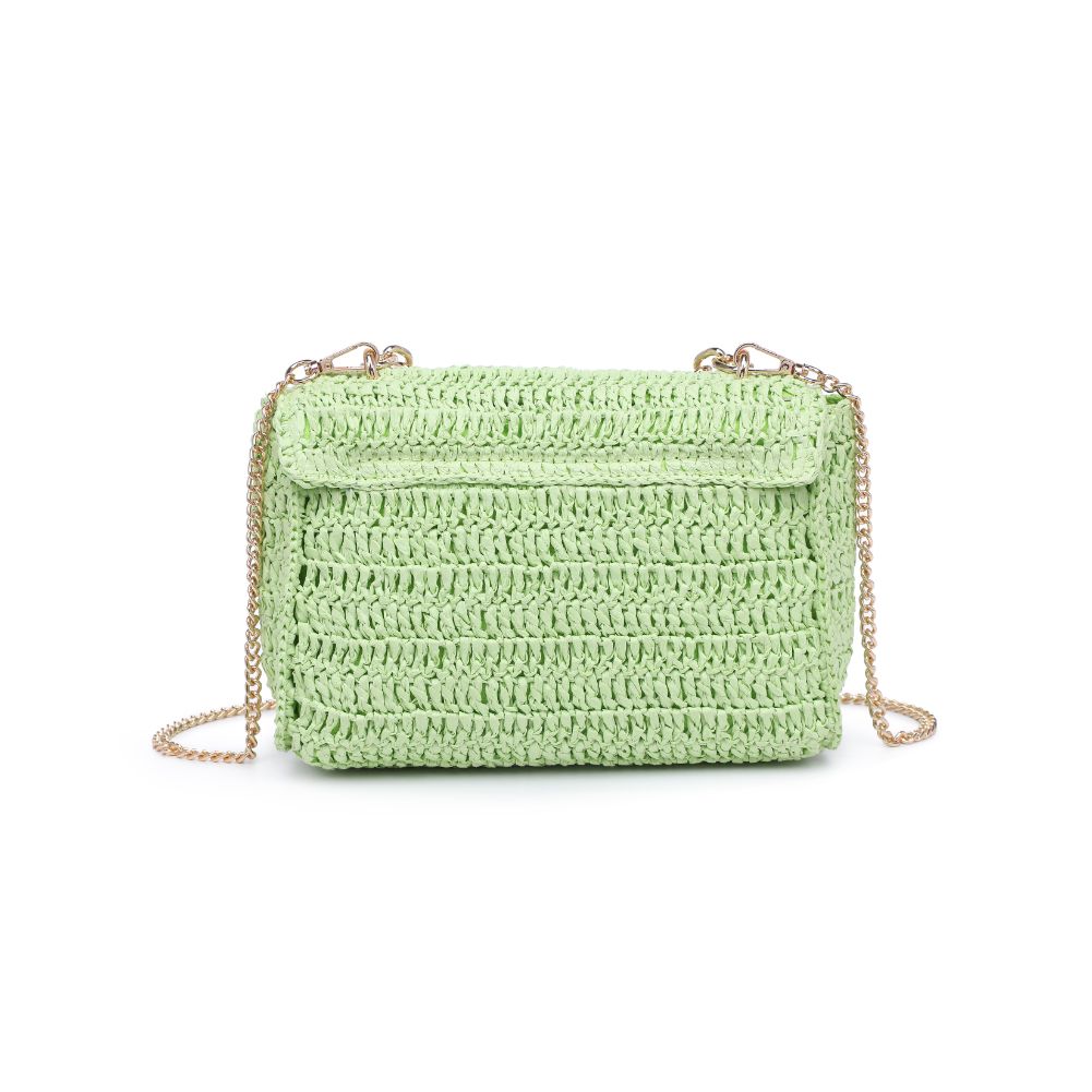 Woman wearing Pistachio Urban Expressions Catalina Crossbody 840611111319 View 7 | Pistachio