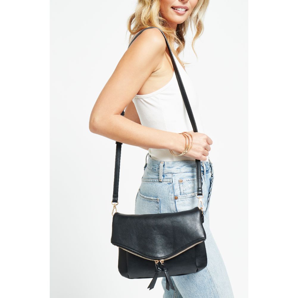 Woman wearing Black Urban Expressions Erin Crossbody 840611178770 View 1 | Black