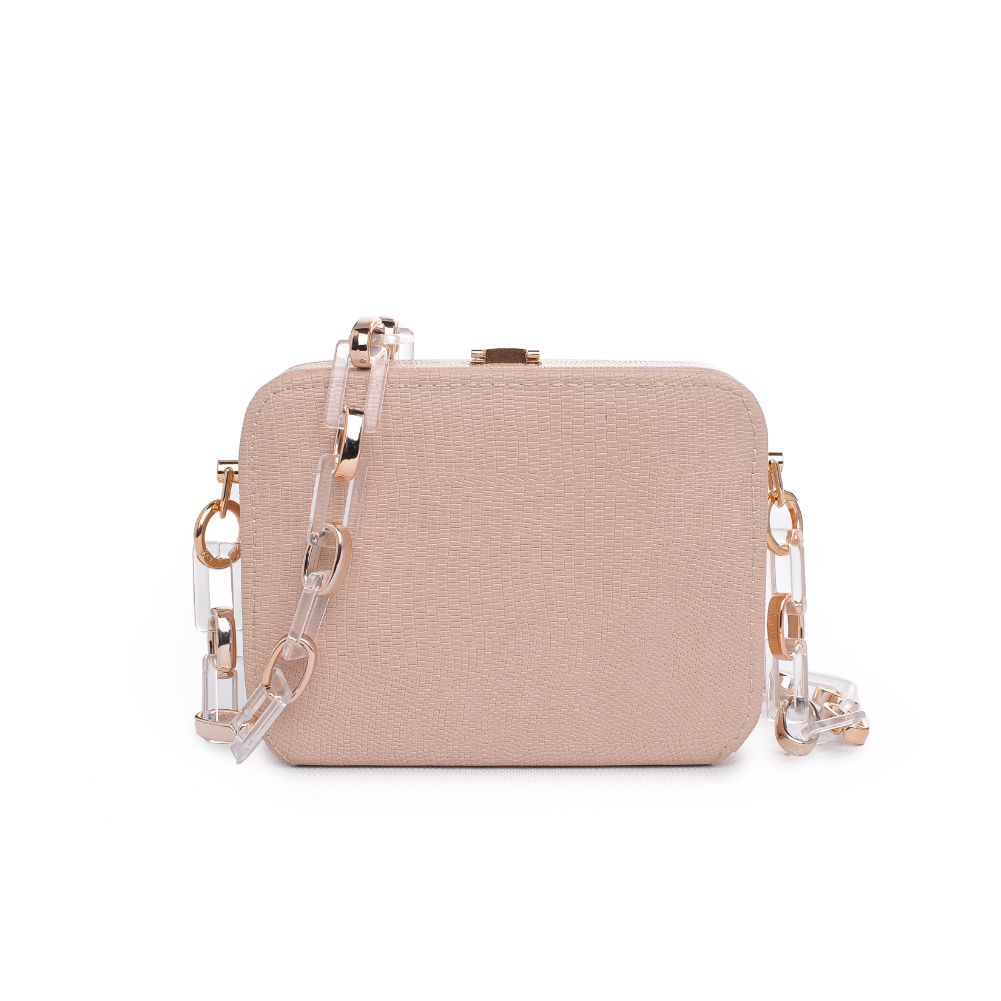 Product Image of Urban Expressions Gwen Lizard Evening Bag 840611173997 View 1 | Oatmilk