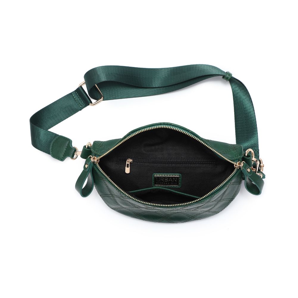 Woman wearing Juniper Urban Expressions Lachlan - Quilted Belt Bag 840611104373 View 9 | Juniper
