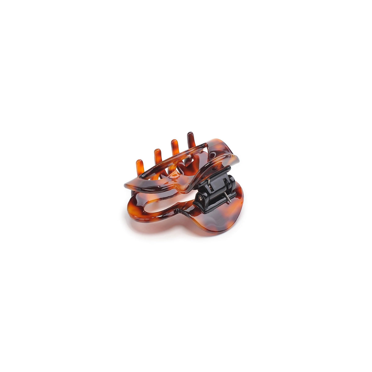 Urban Expressions Heart Design Small Claw Hair Claw 818209013383 View 3 | Tortoise