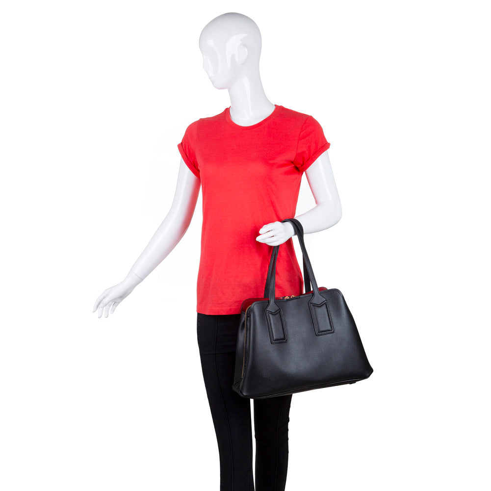Product Image of Urban Expressions Georgia Satchel NA-840611153289 View 5 | Black