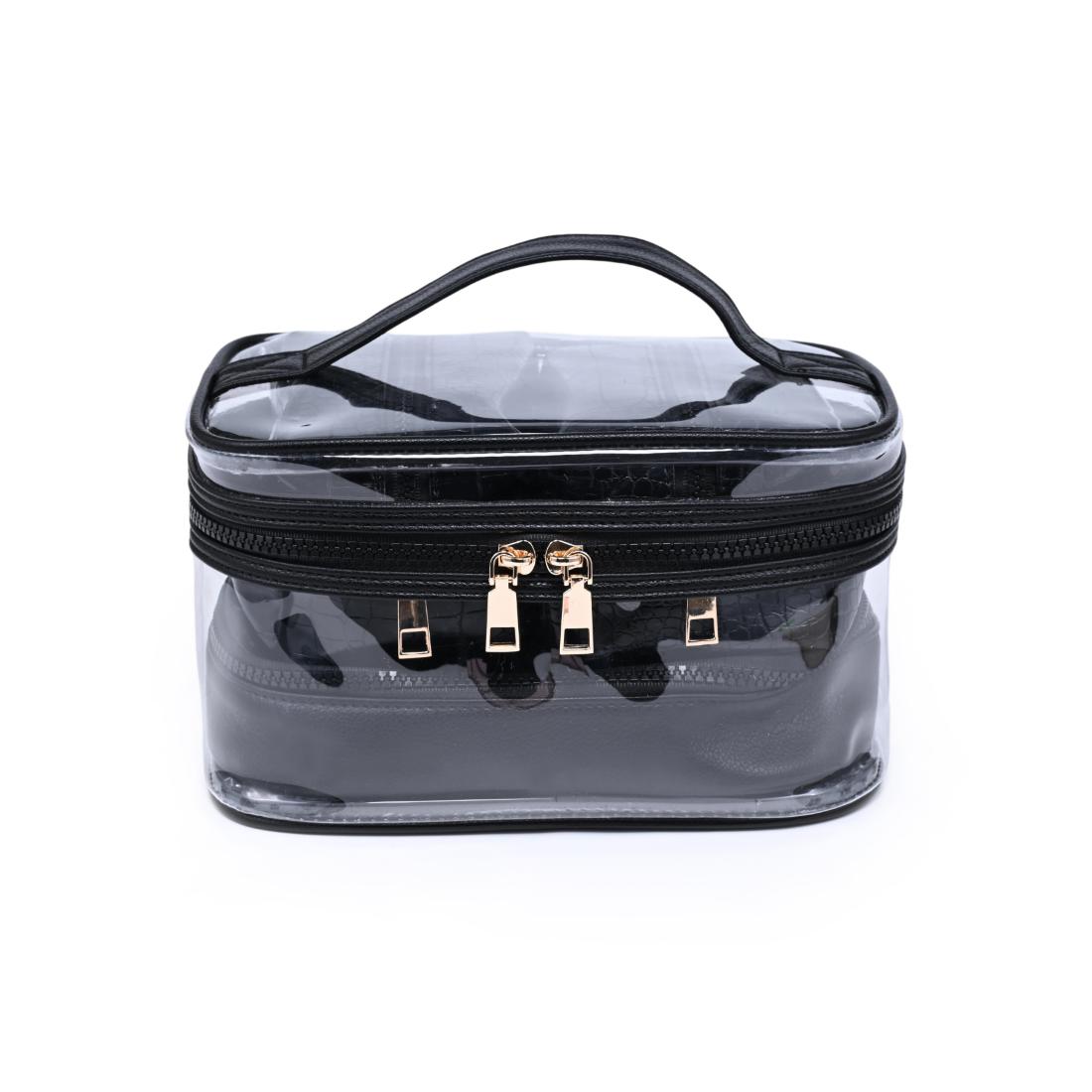 Urban Essentials Croc Chic - 4 Piece Train Case Set 840504215698 View 5 | Black