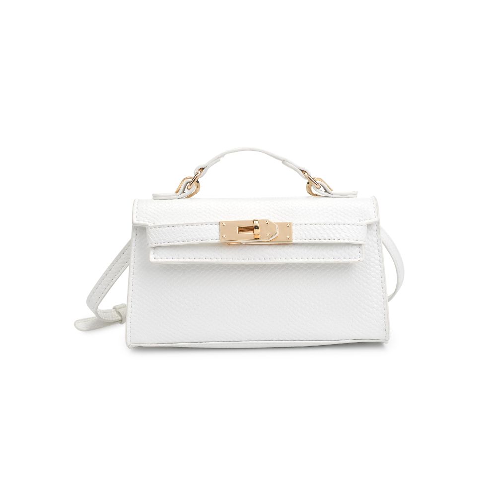 Product Image of Urban Expressions Georgina Snake Crossbody 840611181312 View 5 | White