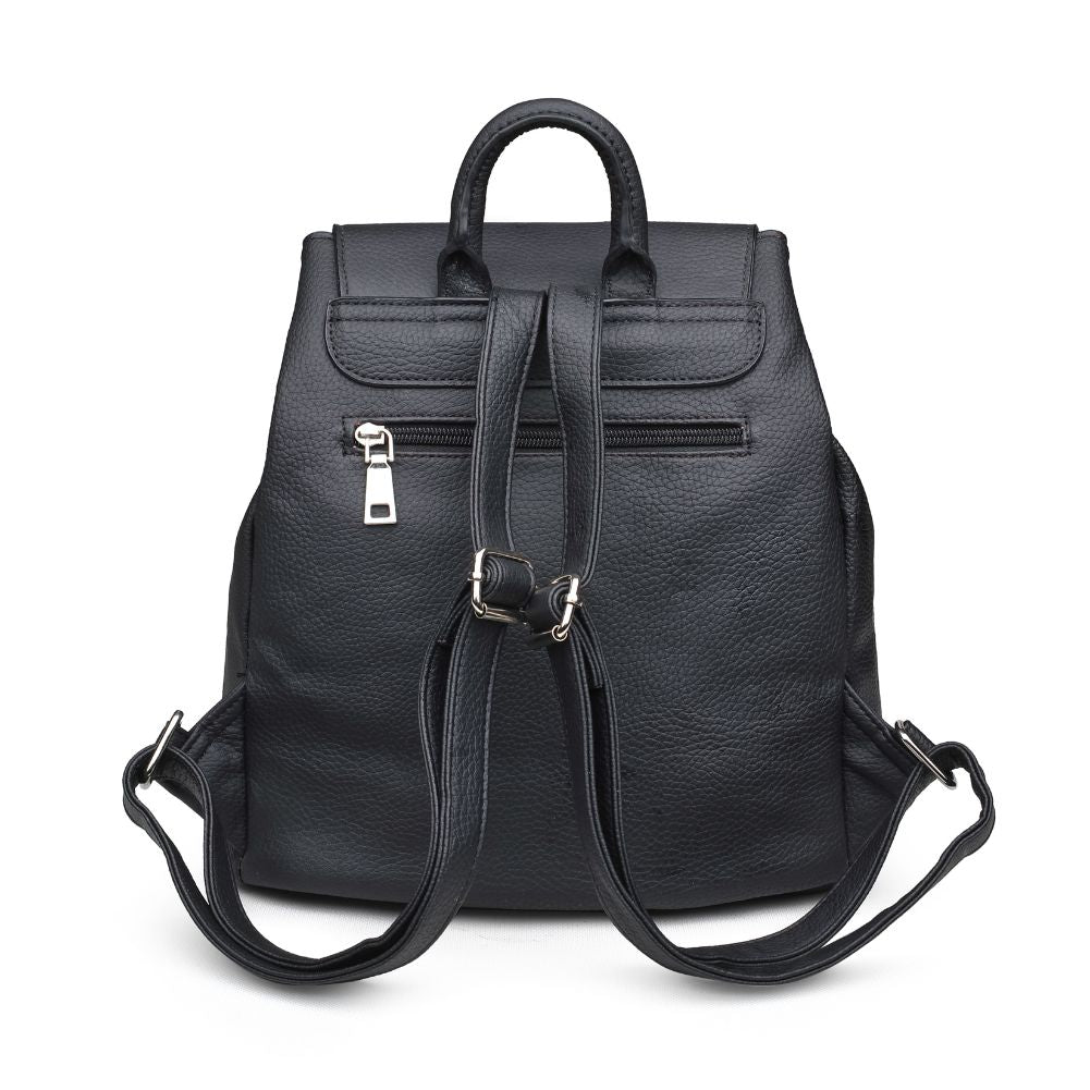Product Image of Urban Expressions Reign Backpack 840611167330 View 3 | Black