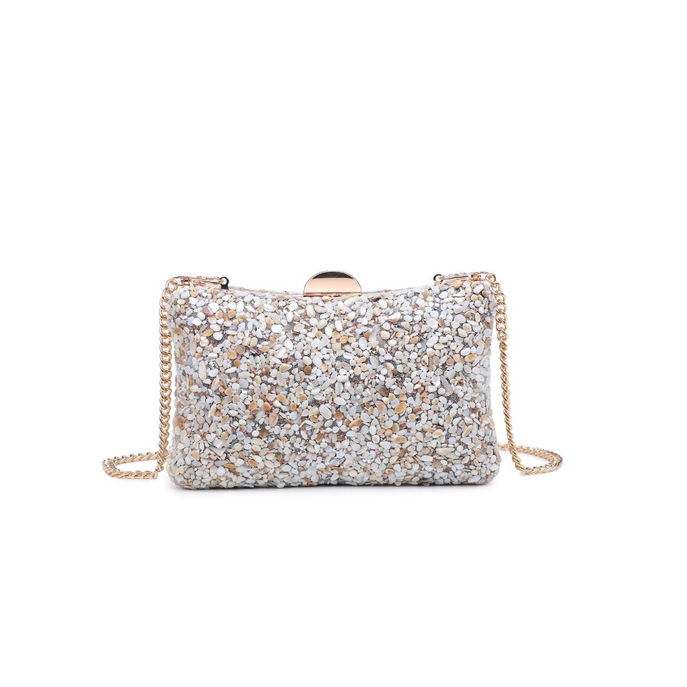 Product Image of Urban Expressions Shelley Evening Bag 840611118196 View 5 | Ivory
