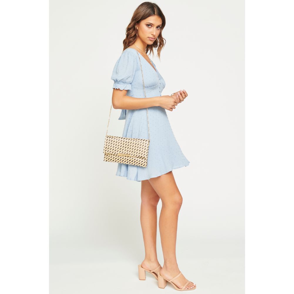 Woman wearing Natural Urban Expressions Isla Clutch NA-840611159885 View 3 | Natural