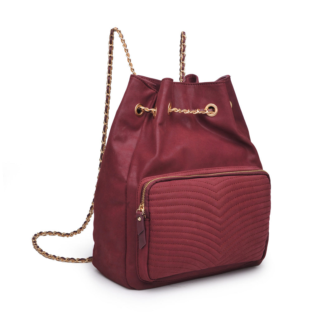 Product Image of Urban Expressions Farrah Backpack NA-840611153692 View 2 | Burgundy