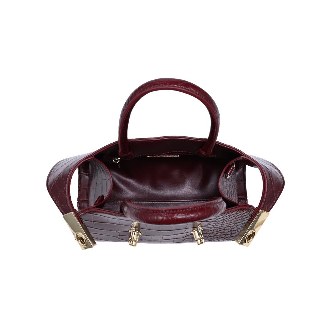 Urban Expressions Fable - Croco Crossbody 840504215131 View 4 | Burgundy