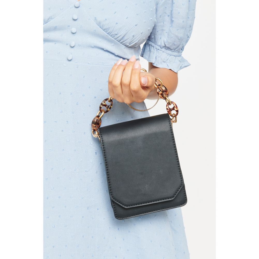 Woman wearing Black Urban Expressions Bobbie Crossbody 840611169914 View 2 | Black