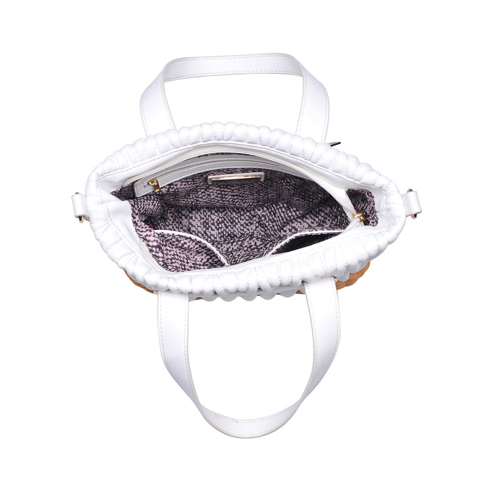 Woman wearing White Urban Expressions Esperanza Tote NA-840611158727 View 9 | White