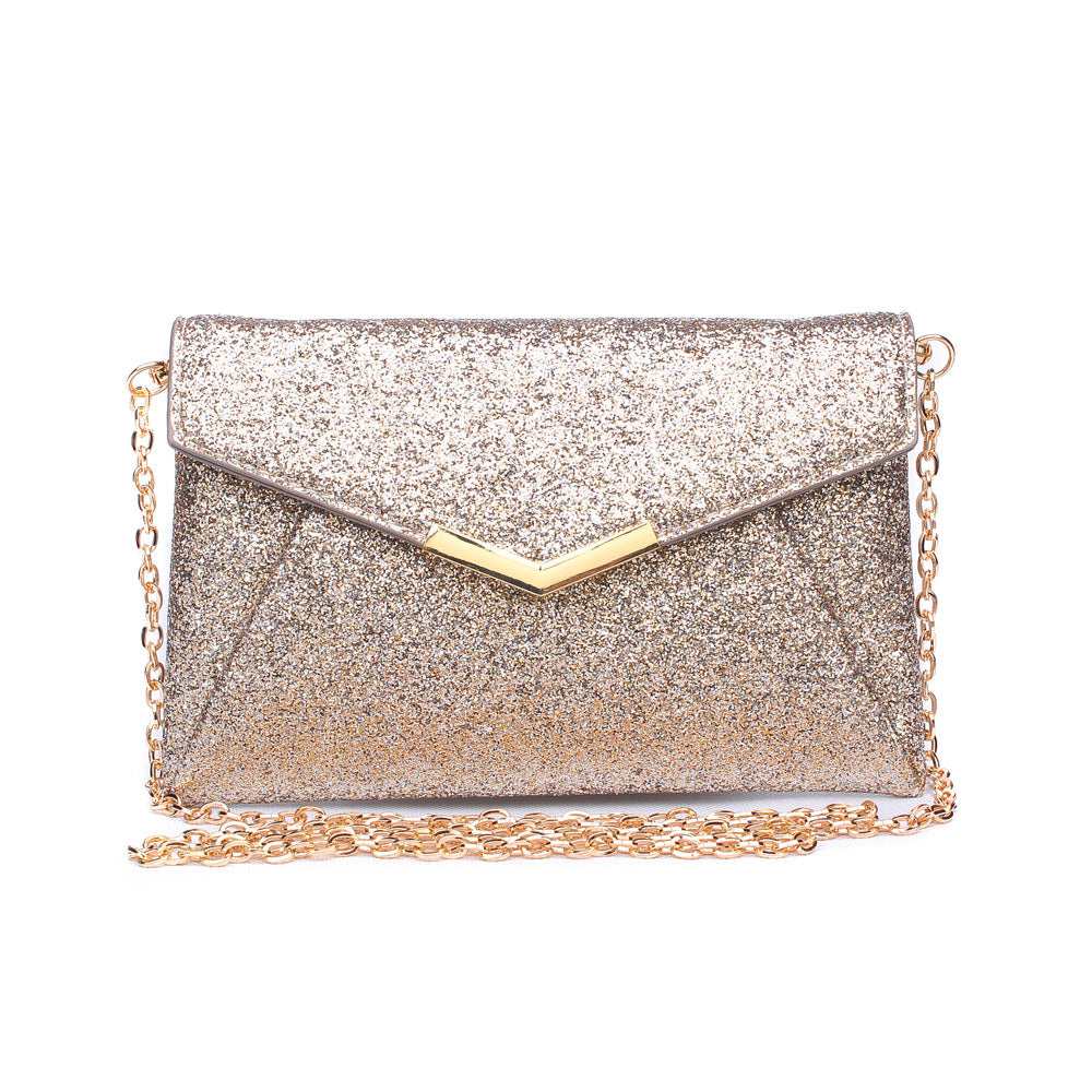Product Image of Urban Expressions Juno Clutch 840611164643 View 1 | Gold