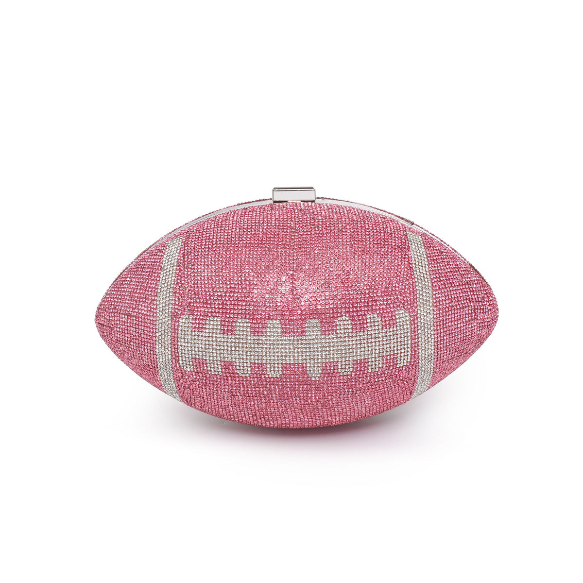 Woman wearing Pink Silver Urban Expressions Robbie Evening Bag 818209012232 View 7 | Pink Silver