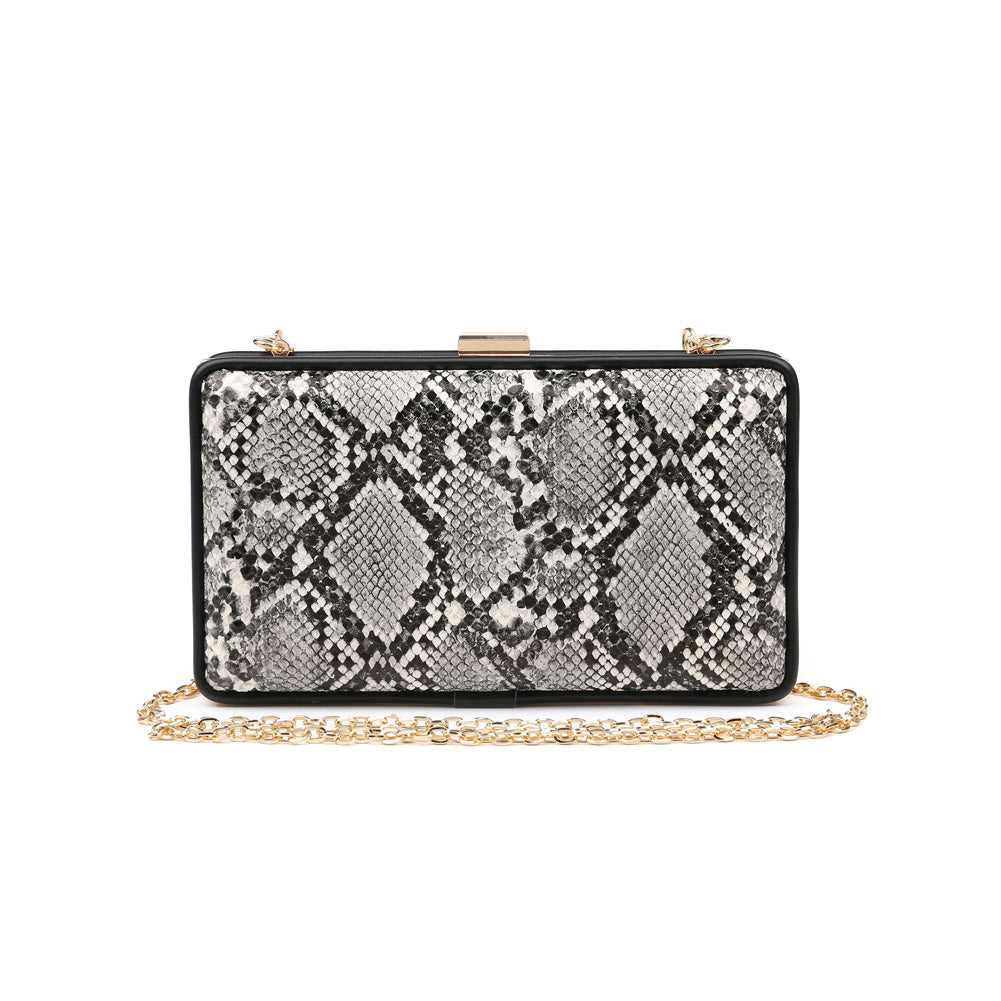 Product Image of Urban Expressions Elizabeth Snake Crossbody NA-840611157218 View 1 | Grey