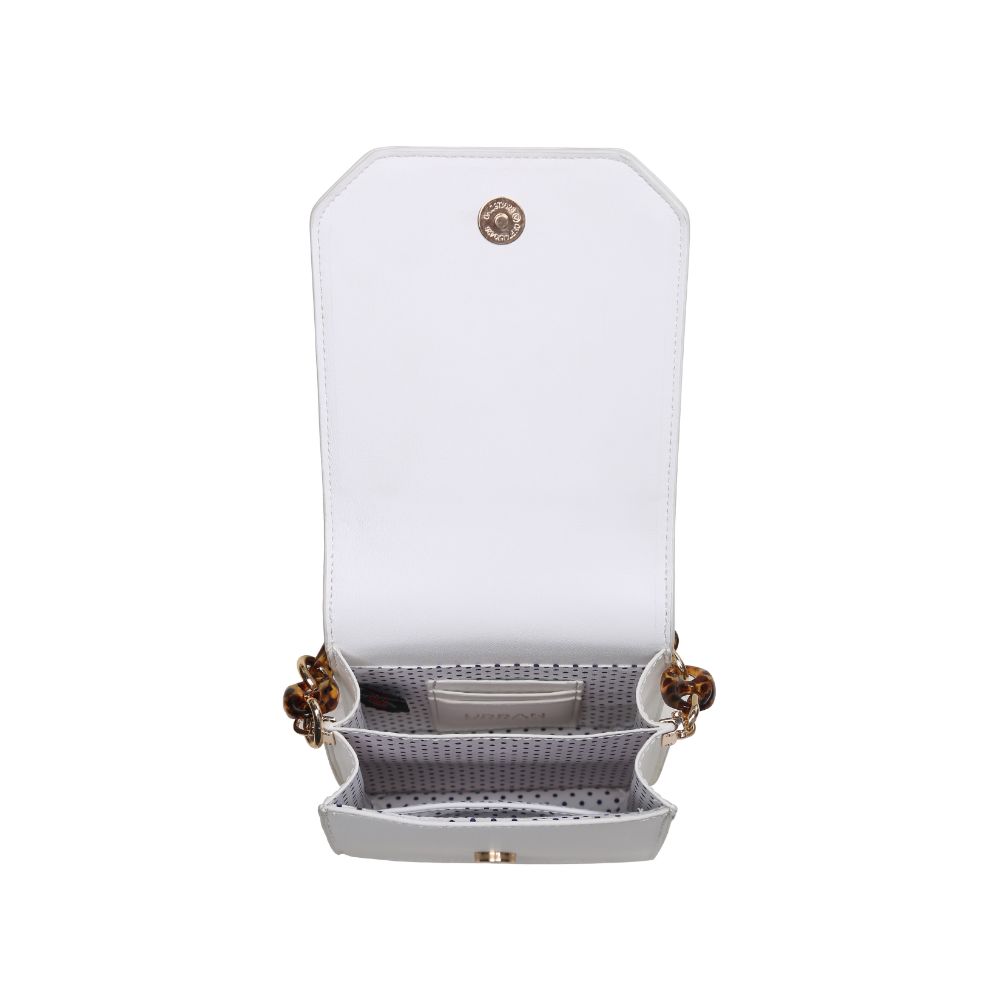Woman wearing White Urban Expressions Bobbie Crossbody 840611169921 View 9 | White
