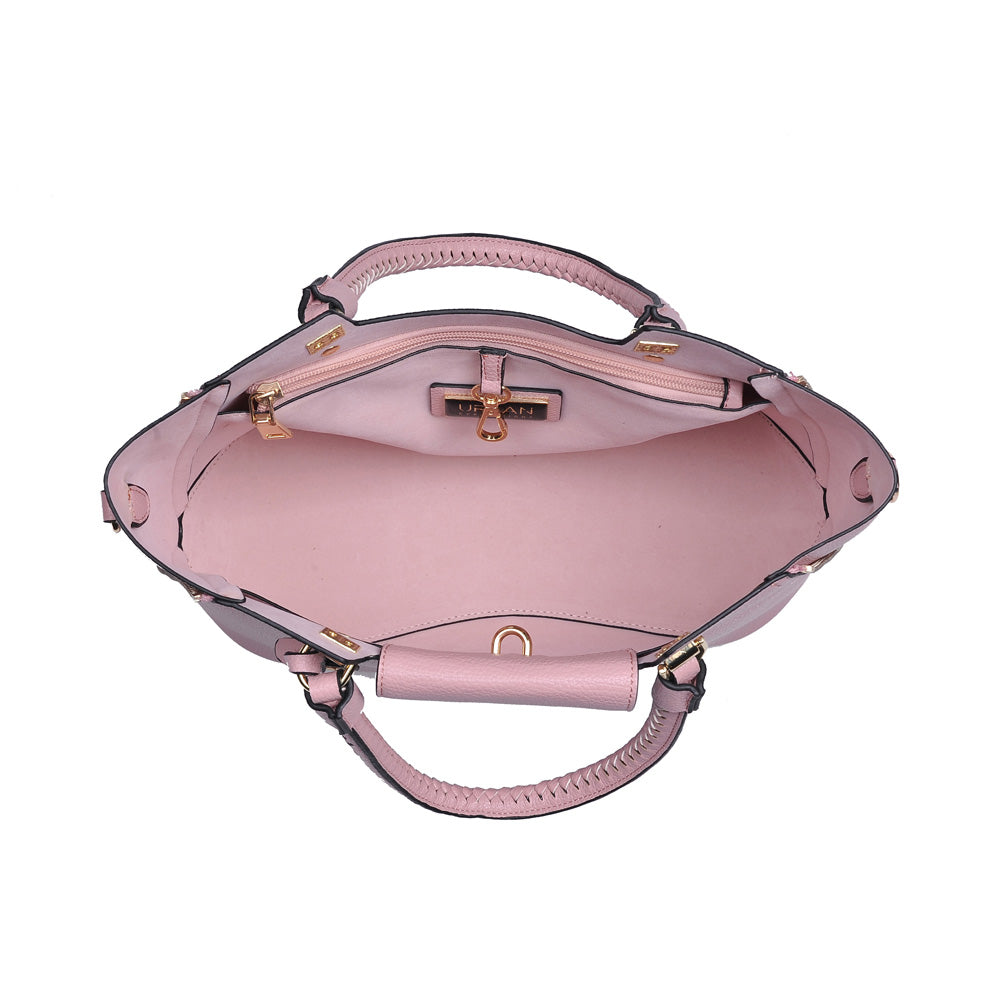 Product Image of Urban Expressions Phoenix Satchel NA-840611158536 View 4 | Blush