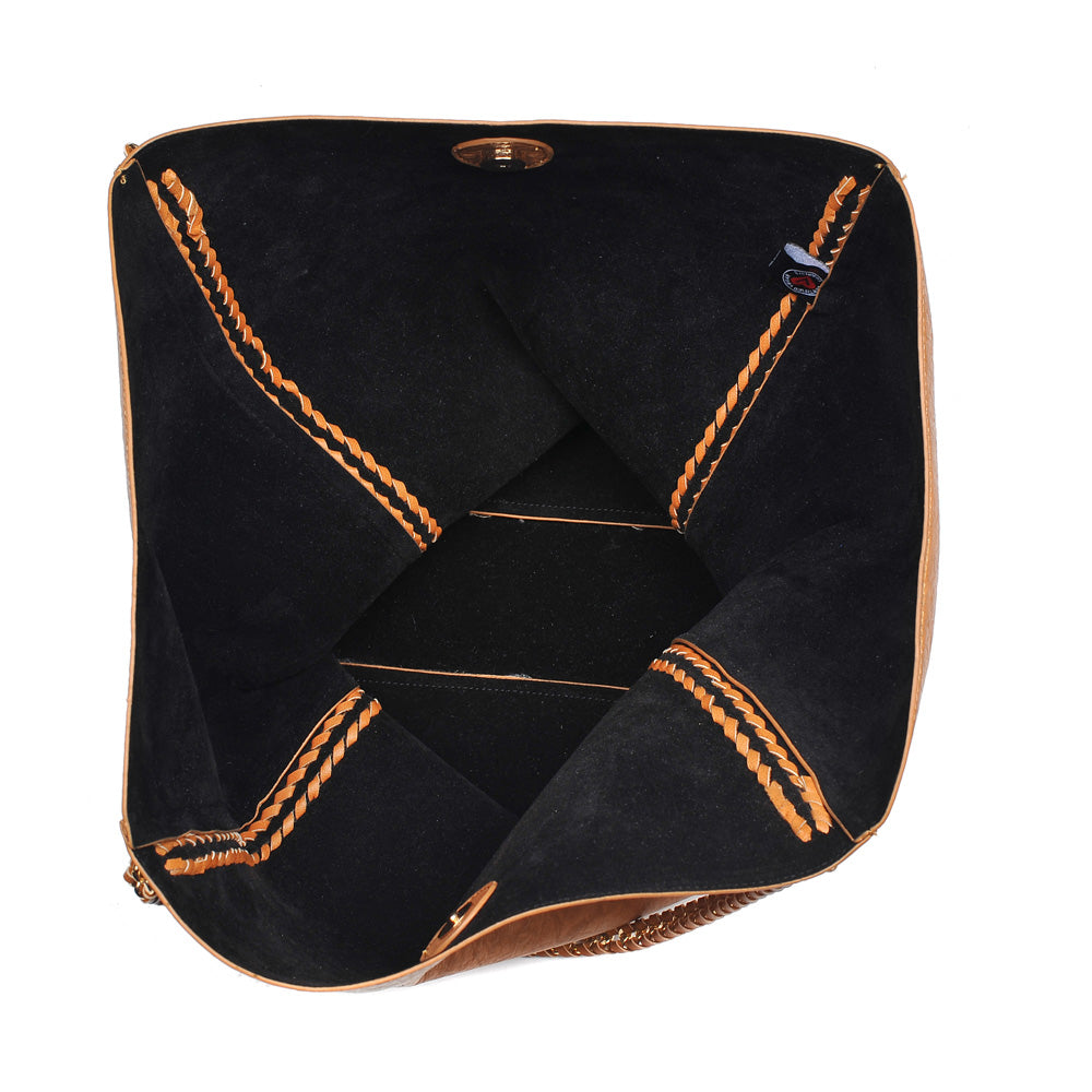 Product Image of Urban Expressions Matilda Tote 840611148230 View 4 | Tan