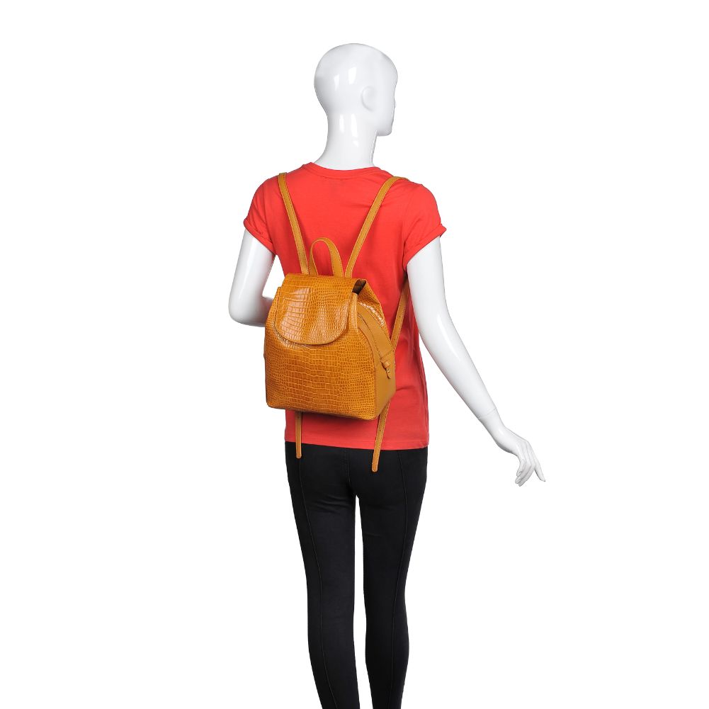 Product Image of Urban Expressions Clara Backpack 840611167224 View 5 | Mustard