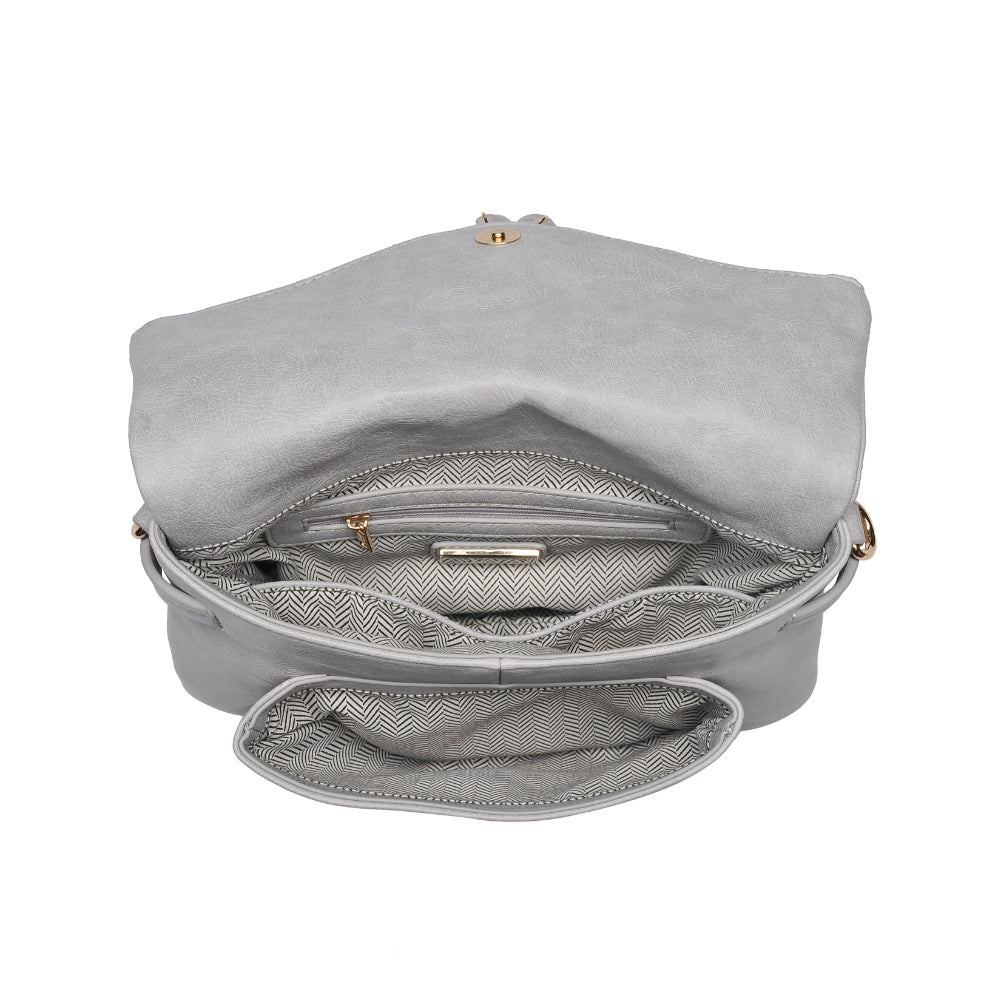 Product Image of Urban Expressions Erin Crossbody 840611178800 View 8 | Grey