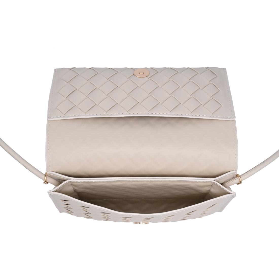Woman wearing Oatmilk Urban Expressions Aubrey Crossbody 840504205620 View 9 | Oatmilk