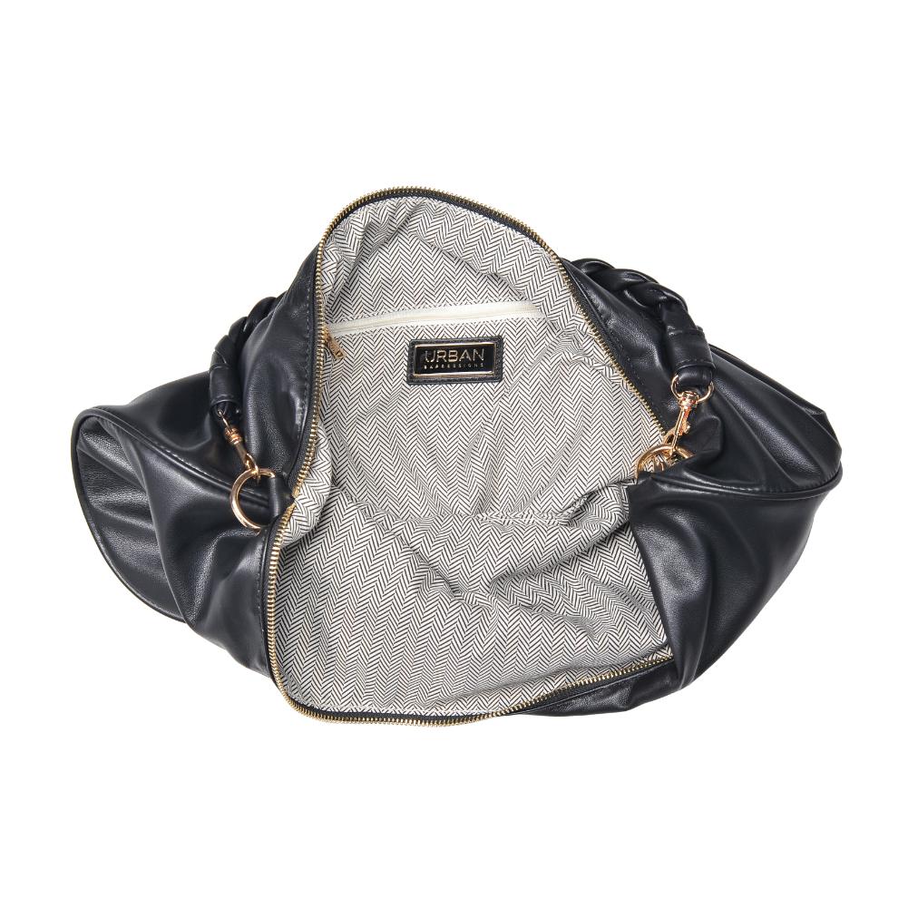 Woman wearing Black Urban Expressions Amber Hobo 840611130433 View 9 | Black