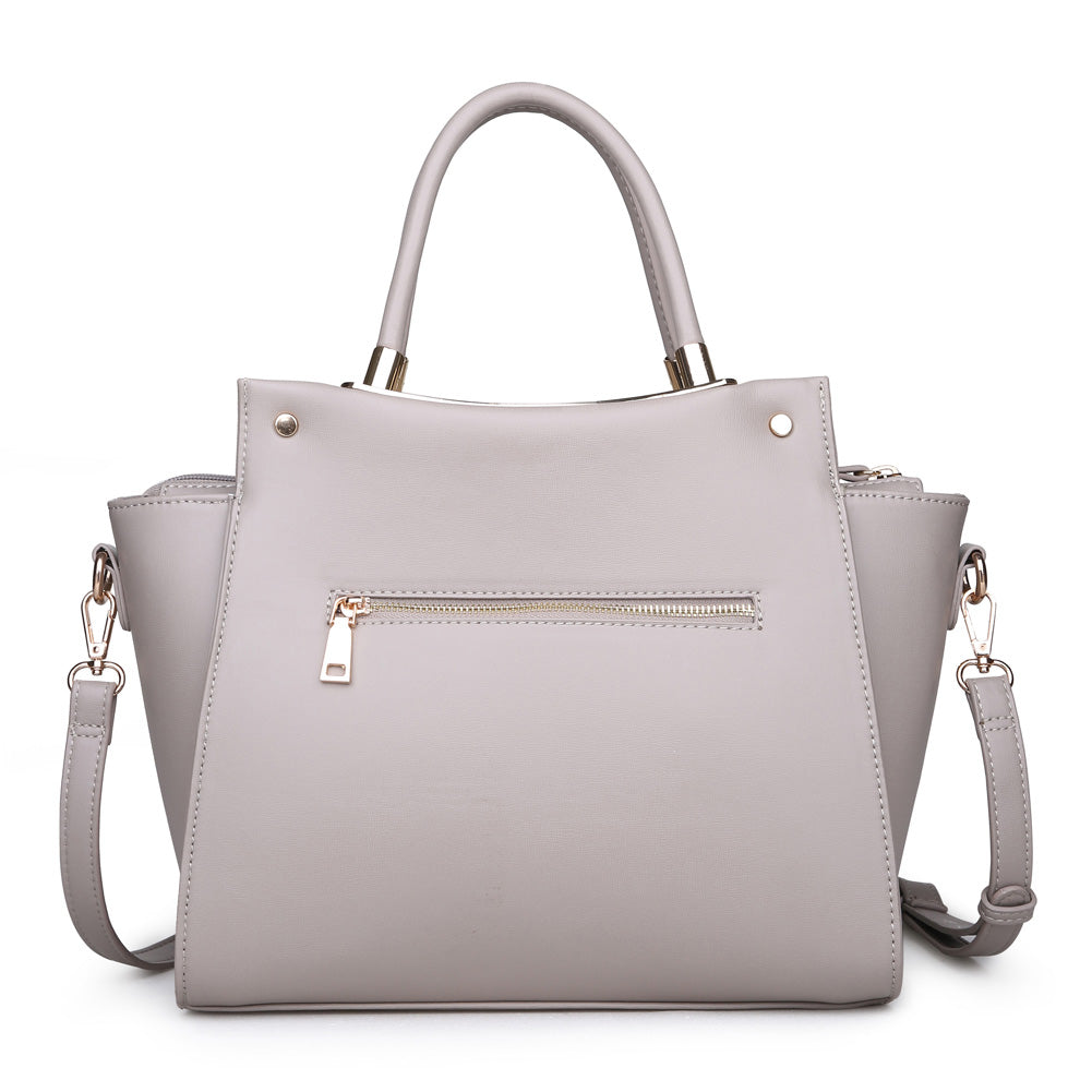 Product Image of Urban Expressions Greyson Satchel NA-840611149749 View 3 | Grey