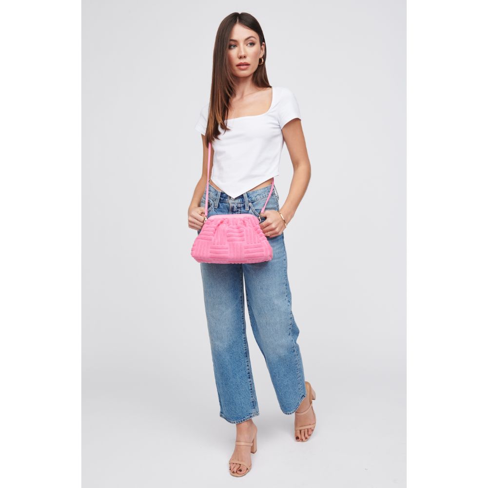 Woman wearing Flamingo Urban Expressions Winnie Crossbody 840611100115 View 3 | Flamingo
