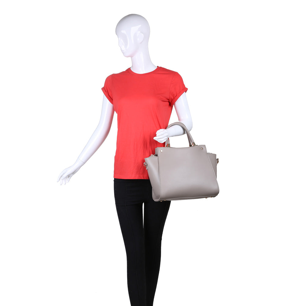 Product Image of Urban Expressions Greyson Satchel NA-840611149749 View 5 | Grey