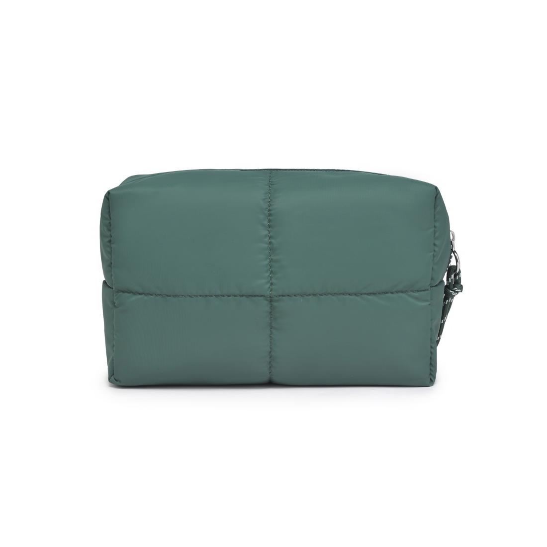 Urban Essentials Daydreamer - Nylon Cosmetic & Travel Organizer Pouch 840611197634 View 7 | Emerald