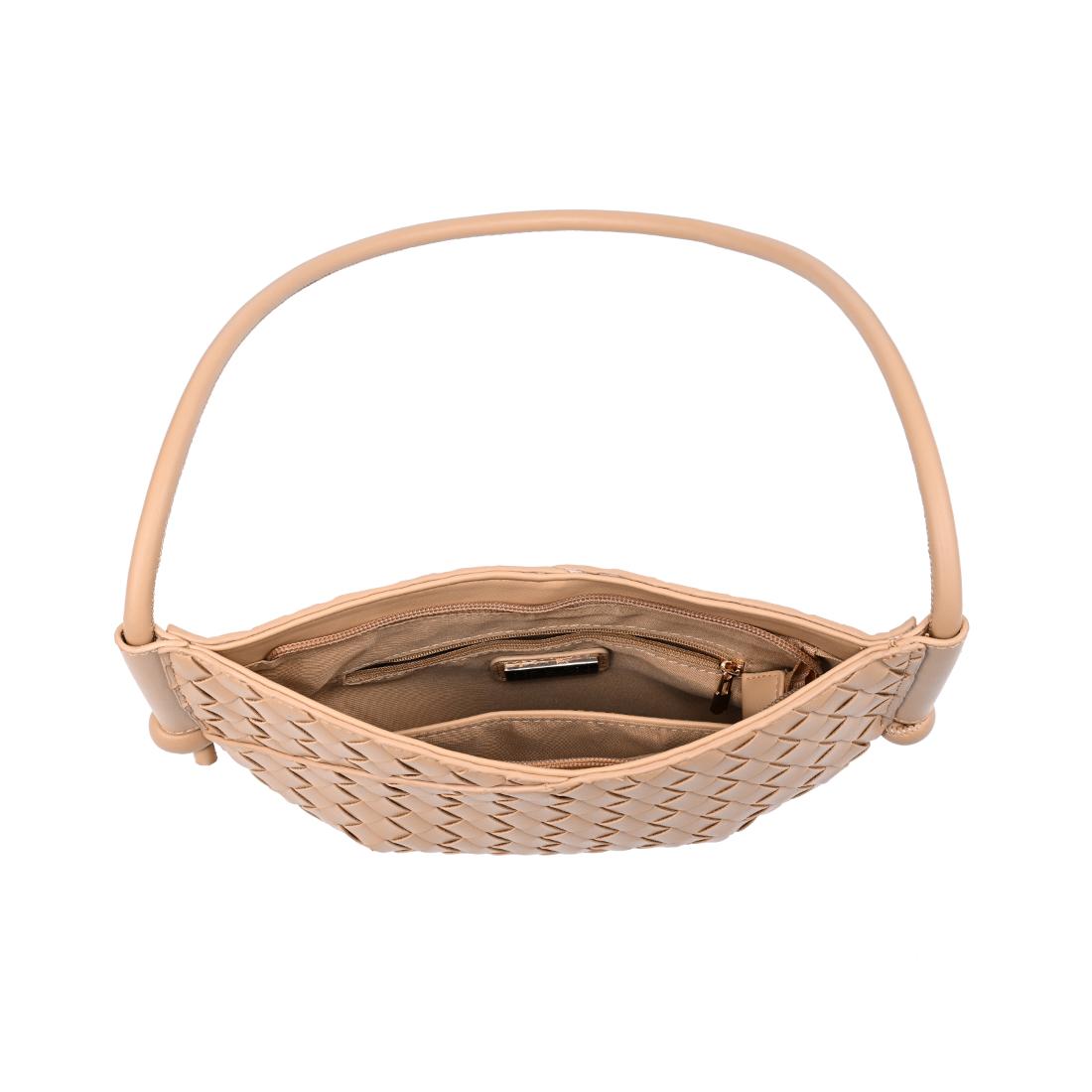 Woman wearing Camel Urban Expressions Oakley Shoulder Bag 840504204234 View 9 | Camel