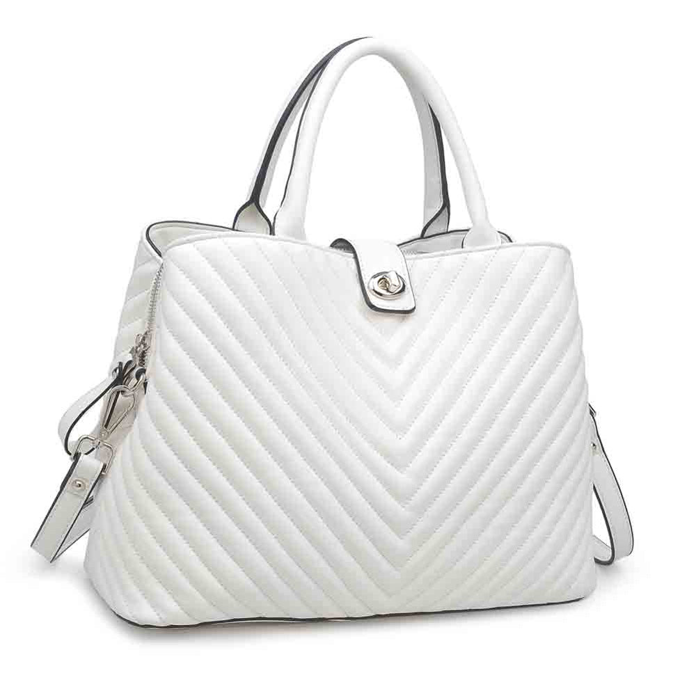 Product Image of Urban Expressions Gazer Satchel NA-840611145611 View 2 | White