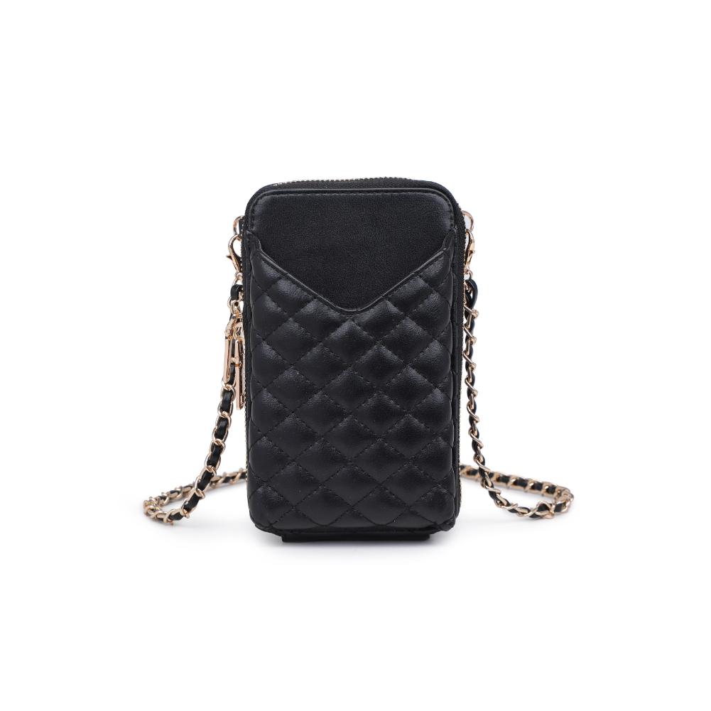 Woman wearing Black Urban Expressions Bodie Cell Phone Crossbody 840611123343 View 5 | Black