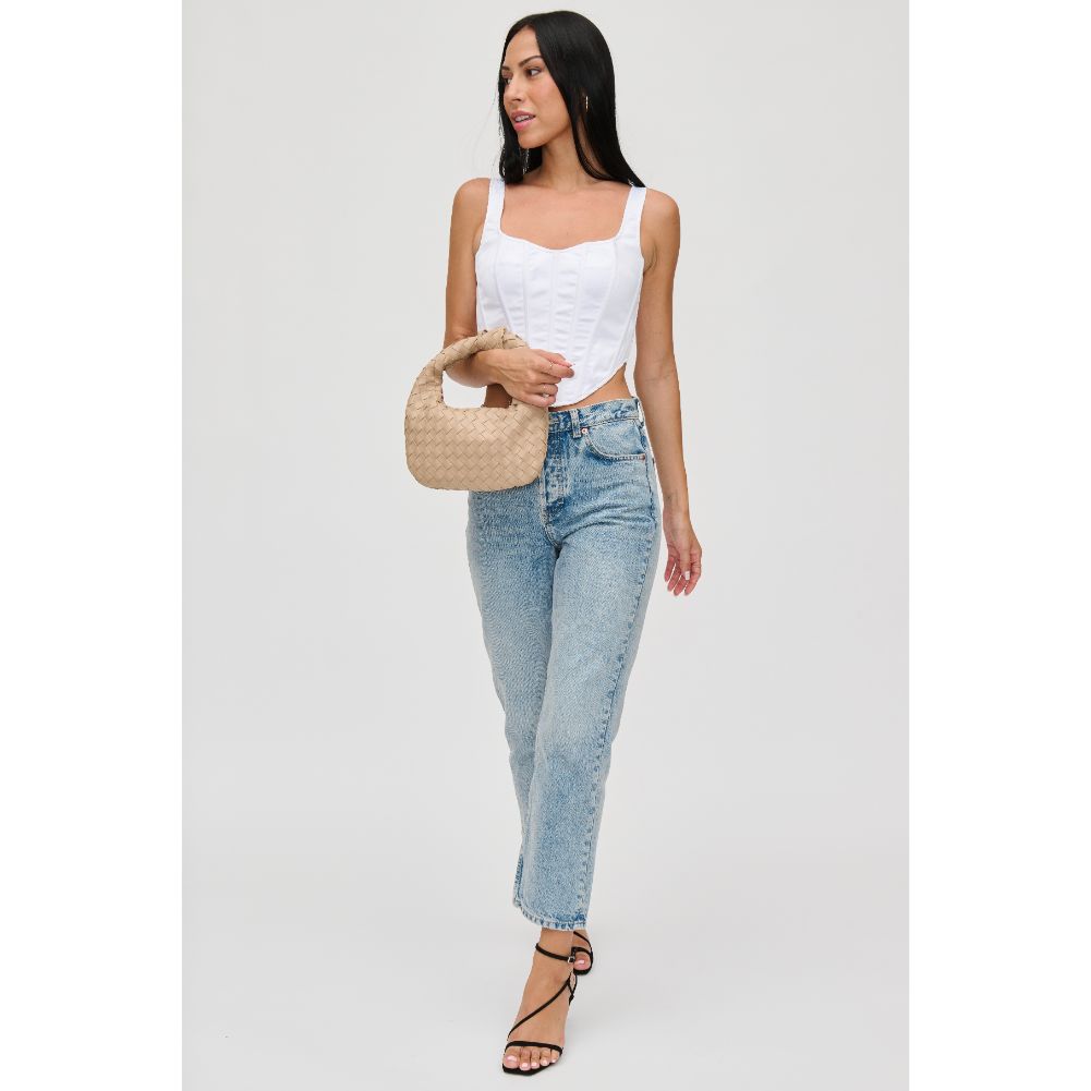 Woman wearing Natural Urban Expressions Tracy - Woven Clutch 840611109699 View 3 | Natural