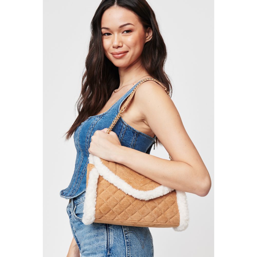 Woman wearing Natural Urban Expressions Allison Crossbody 840611103888 View 2 | Natural