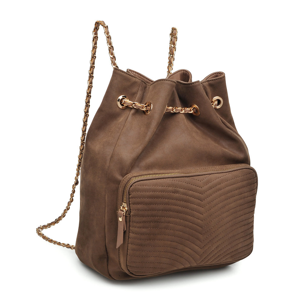 Product Image of Urban Expressions Farrah Backpack NA-840611153678 View 2 | Taupe