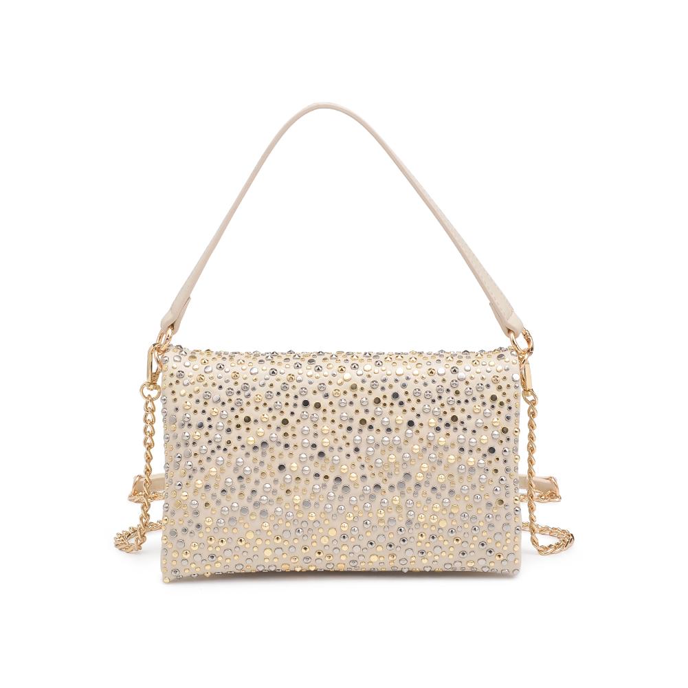 Product Image of Urban Expressions Krista Evening Bag 840611139139 View 5 | Ivory