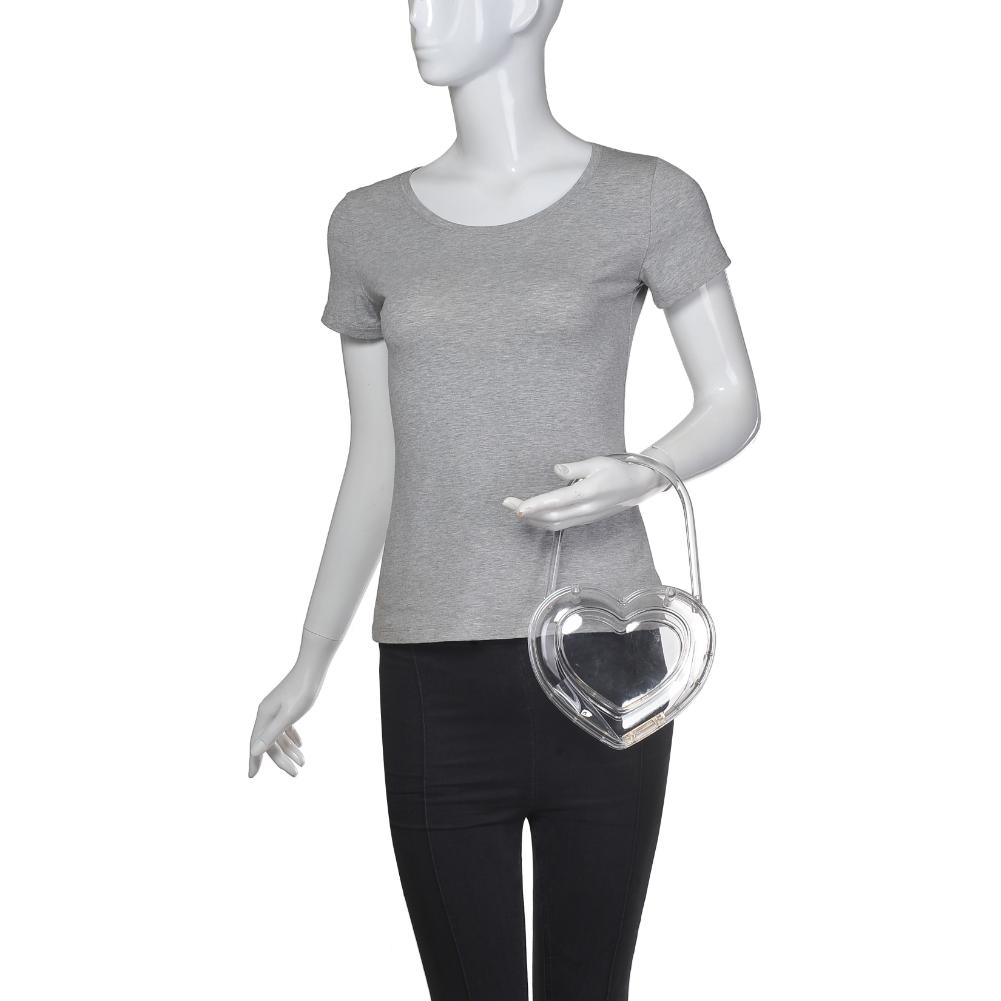 Product Image of Urban Expressions Poppy Evening Bag 840611191403 View 5 | Clear