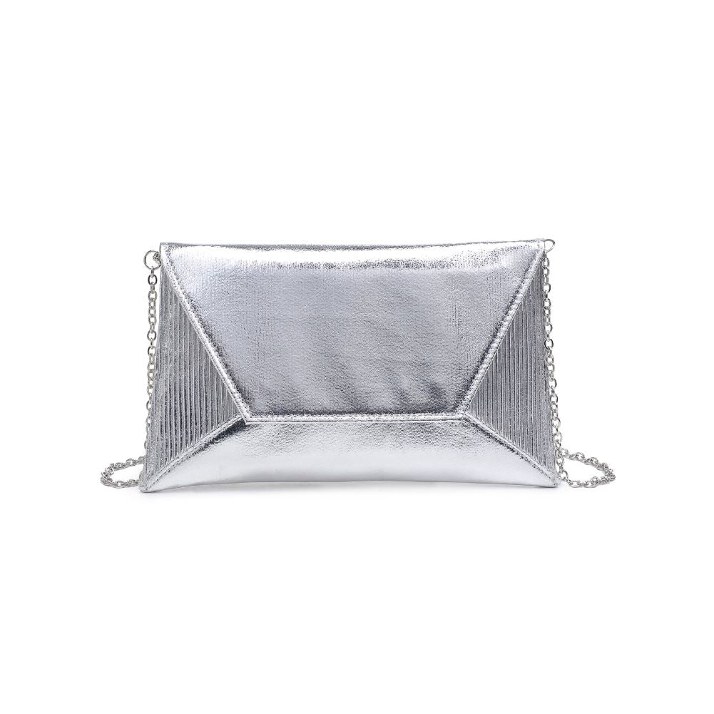 Product Image of Urban Expressions Cora Clutch 840611109750 View 5 | Silver
